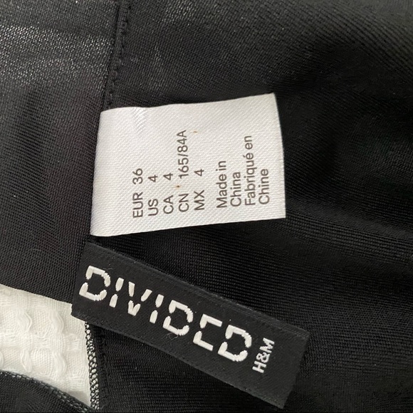 H&M Black Sequin Slip Dress - Size 4 - Picture 2 of 6